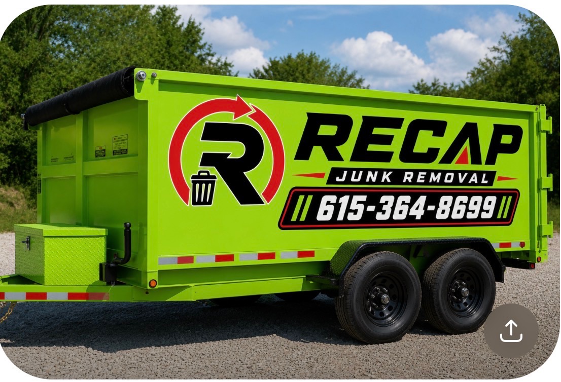 RECAP Junk Removal dump trailer